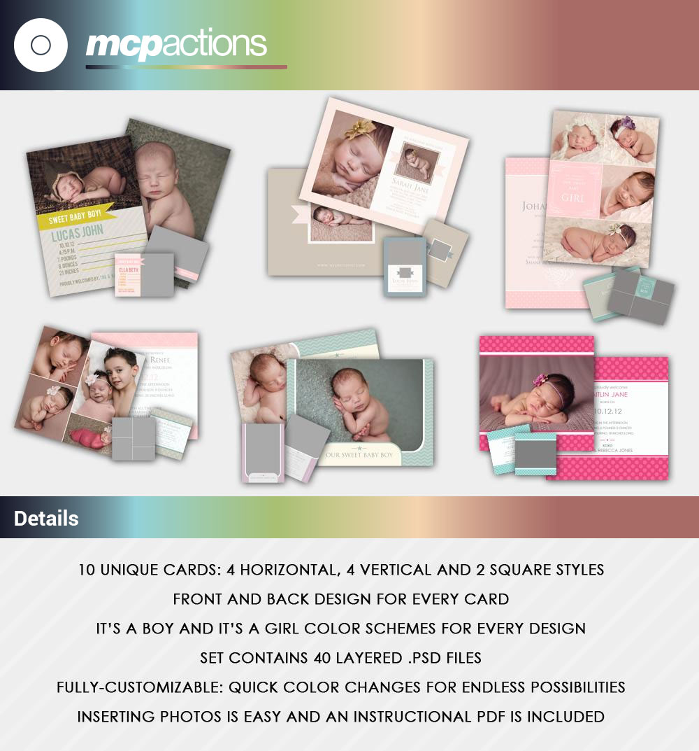 its-a-boy-girl-templates-1 MCP Actions™ Baby Bundle Newborn Photography Editing and Learning Tools  