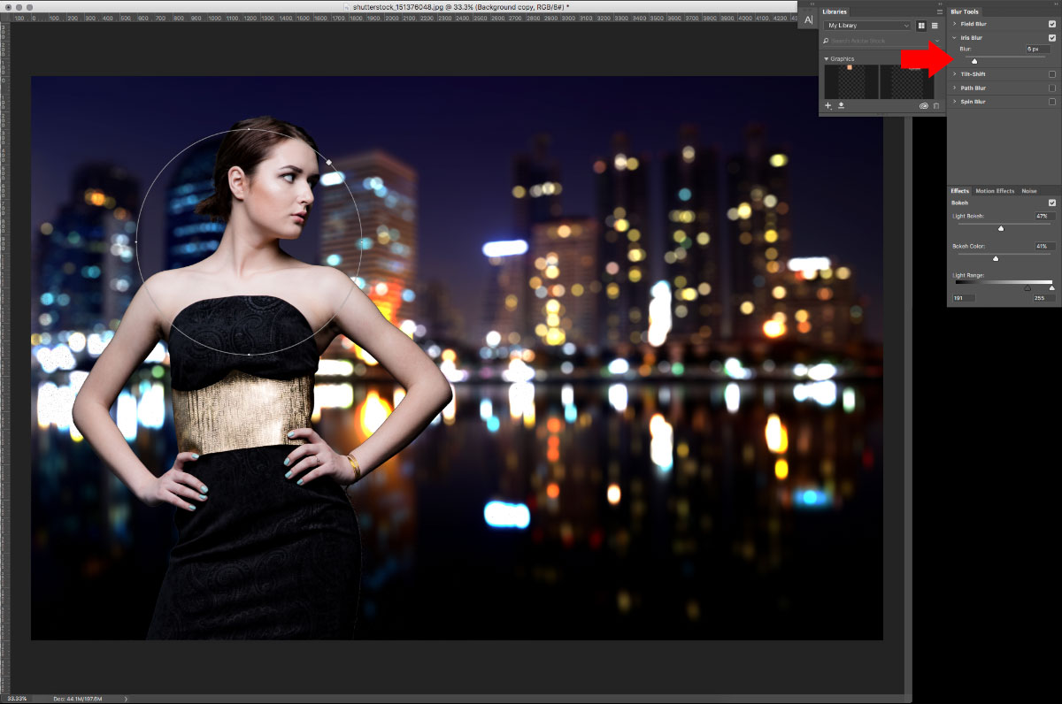 12-Blur-2 How to turn studio shots into on location shots in just a few simple steps Activities Lightroom Presets Lightroom Tips Photoshop Tips  