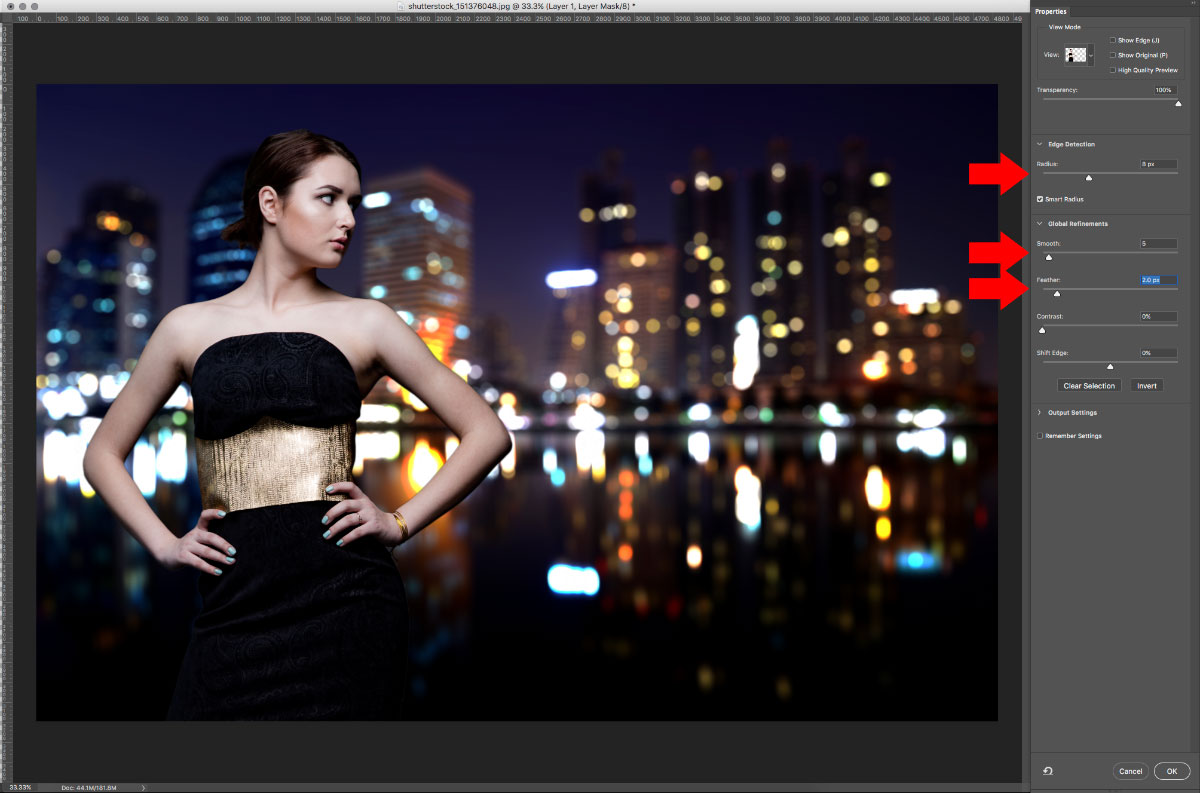 14-Edit-Mask How to turn studio shots into on location shots in just a few simple steps Activities Lightroom Presets Lightroom Tips Photoshop Tips  