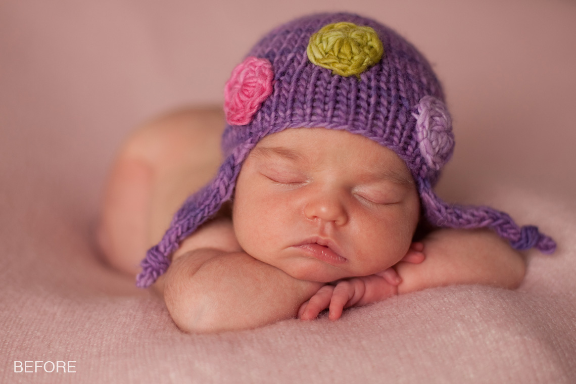 مستلزمات حديثي الولادة -4 قبل تحرير صور الأطفال حديثي الولادة في Photoshop حصلت للتو على مشروعات إجراءات MCP أسهل وأسرع