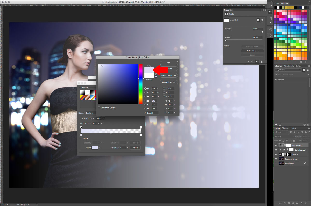 15-gradient-light Kako pretvoriti studijske snimke u snimke lokacije u samo nekoliko jednostavnih koraka Aktivnosti Lightroom unaprijed postavljeni Lightroom savjeti Photoshop savjeti
