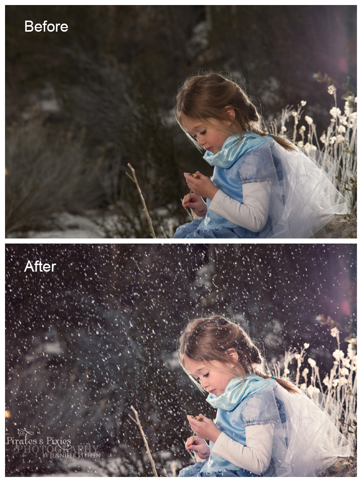 Blueprint5 Como obter a aparência de Faux Snow e uma sensação de inverno no Photoshop Blueprints Photoshop Actions Dicas do Photoshop