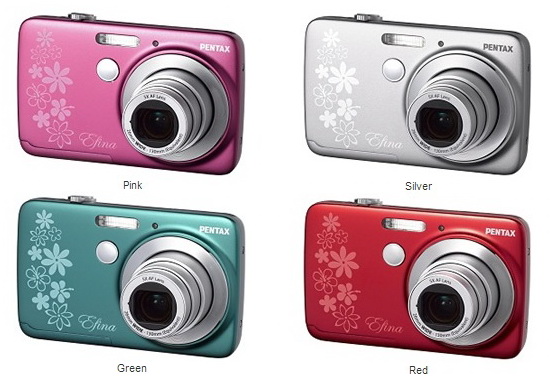 IPentax-Efina White Pentax WG-3 kanye ne-Efina compact camera bamemezele izindaba nokubuyekezwa