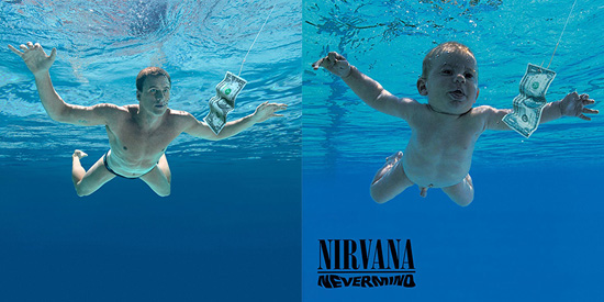 Ryan-Lochte-“Nevermind” Classic album covers recreated for ESPN Music Issue News and Reviews  