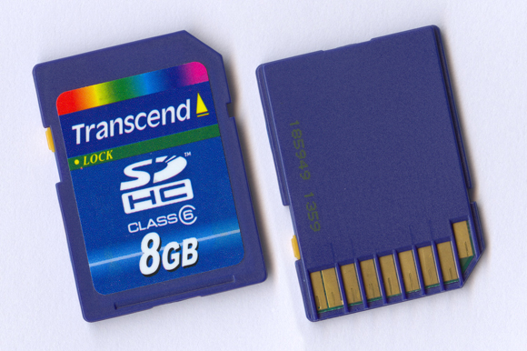 Transcend 8GB memory card