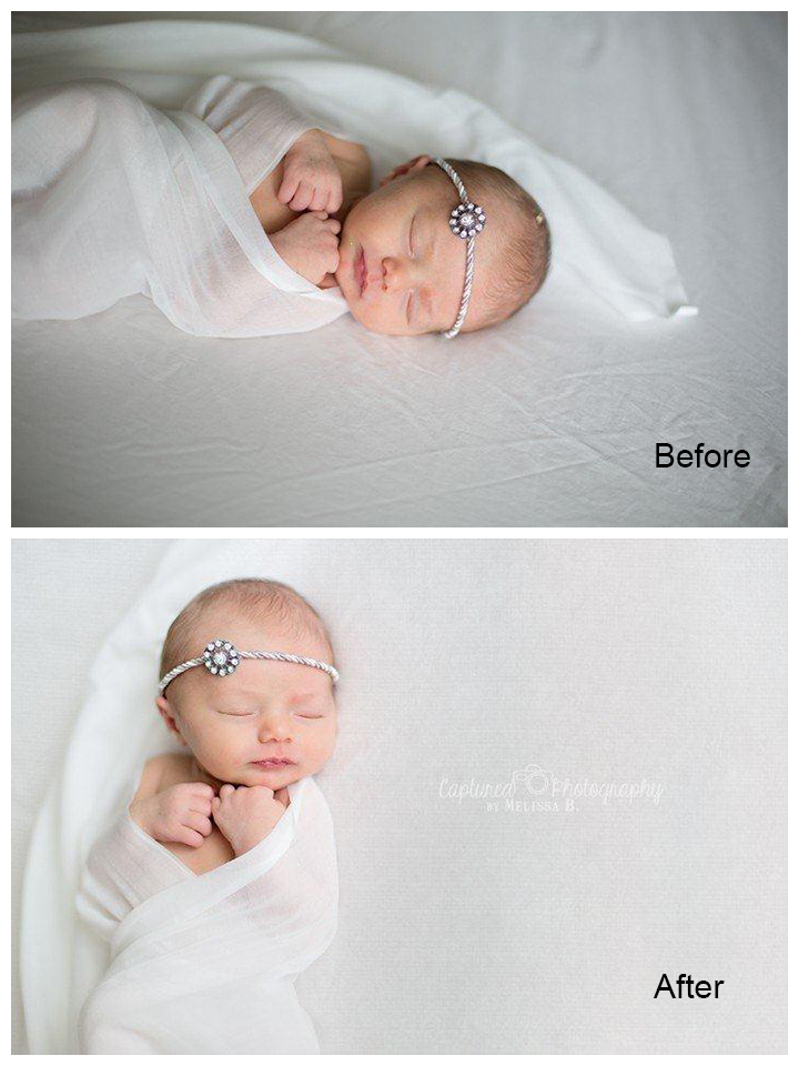 ST6 Editing Newborn Images the Easy Way Blueprints Photoshop Actions Photoshop Tips  