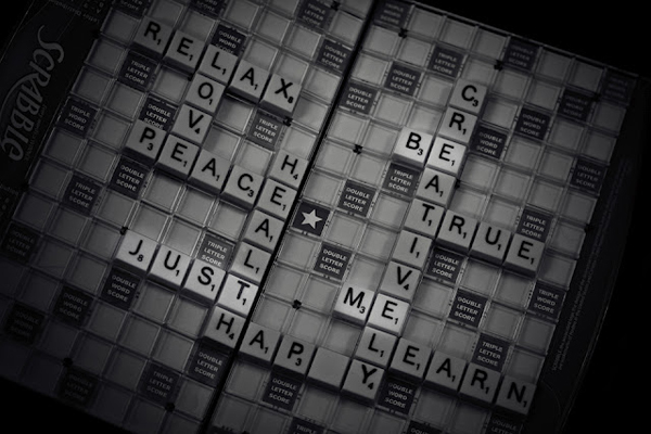 Scrabble-600項目12：XNUMX月“決議”在復習活動中的作業照片共享與啟發項目MCP