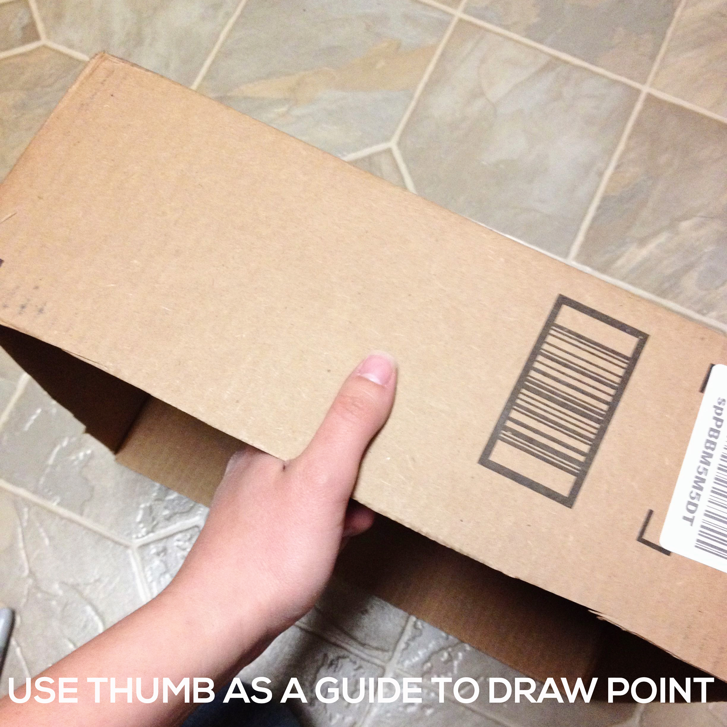 THUMB-AS-GUIDE Make a DIY Box Airplane Prop for Newborn Photography Guest Bloggers Photography Tips  