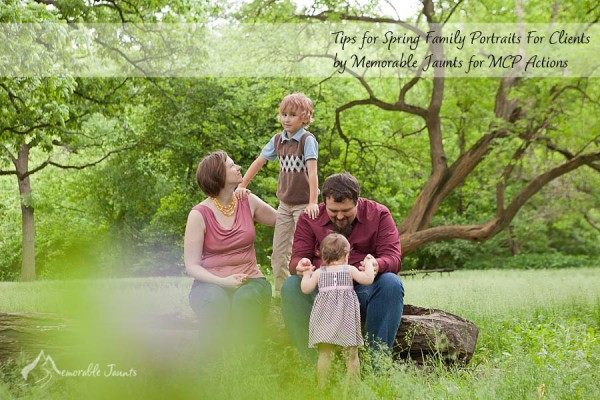 Tips-for-Spring-Family-Portraits-For-Families-600x400 5 Tips For Getting in Spring Family Portraits (Share With Your Customers) Guest Bloggers Photography Tips Photoshop Tips  