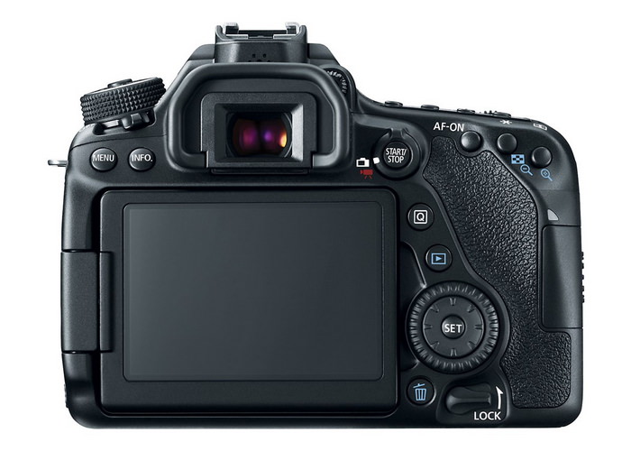 Canon-80d-back Canon 80D DSLR ကင်မရာသည်တိုးတက်ကောင်းမွန်သောသတင်းများနှင့်သုံးသပ်ချက်များကိုထုတ်ဖော်ပြသခဲ့သည်