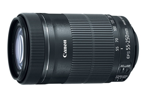 ካኖን EF-S 55-250mm f / 4-5.6 IS STM lens