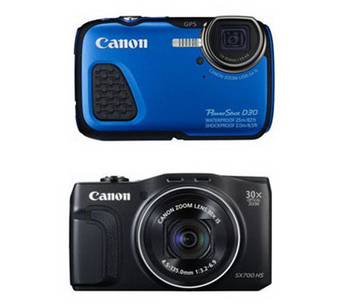 wêneyên canon-PowerShot-d30-sx700-hs Canon PowerShot S200, SX700 HS, û D30 nehat dîtin Rumors