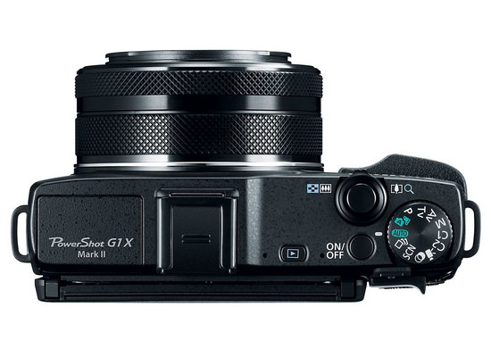canon-powershot-g1x-mark-ii-top Canon PowerShot G1X Mark II kamera ar lielu sensoru - jaunumi un atsauksmes