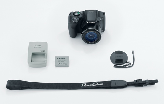Canon-PowerShot-sx520-hs-pack Canon PowerShot SX520 HS با لنز بزرگنمایی نوری 42 برابر خبر و بررسی