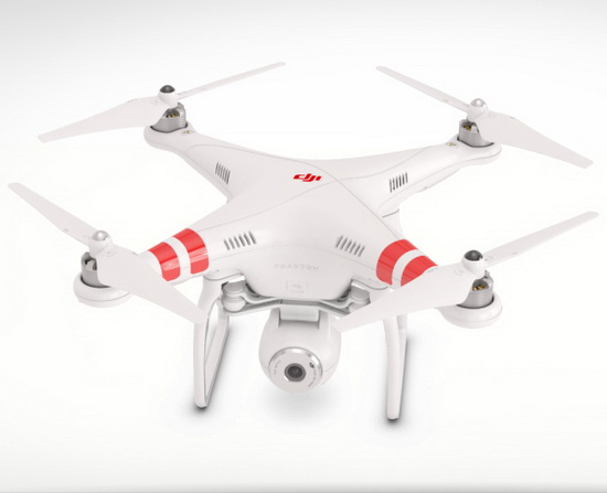 dji-phantom-2-zeem muag GoPro drones nrog built-in HD koob yees duab los thaum lub xyoo 2015 Thaum Xaiv