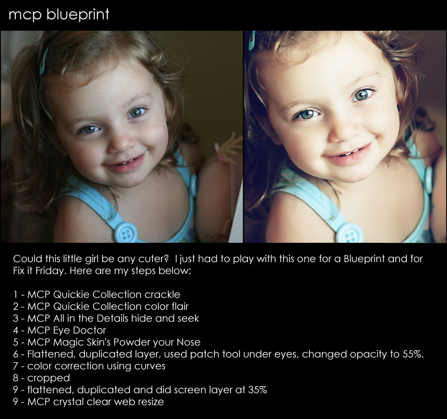 ff-e premte-javë-18-bp MCP Blueprint - çfarë bëri një vajzë e vogël e lezetshme më e mirë me Photoshop Actions Blueprints Actions Photoshop
