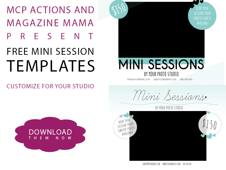 free mini session templates