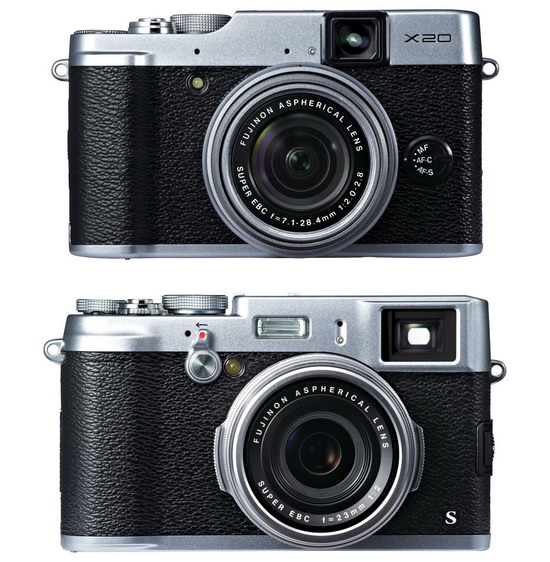 fuji-x20-x100s Sê kamerayên kompakt ên nû yên Fujifilm X-series di 2014-an de têne Rumors