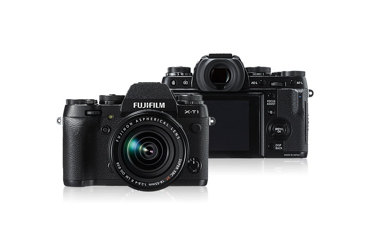 fujifilm x-t1 front and back