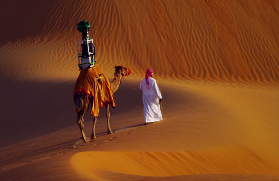 Google-camel Google Desert View يأتي إلى الحياة من خلال مشاركة الصور والإلهام على شكل جمل