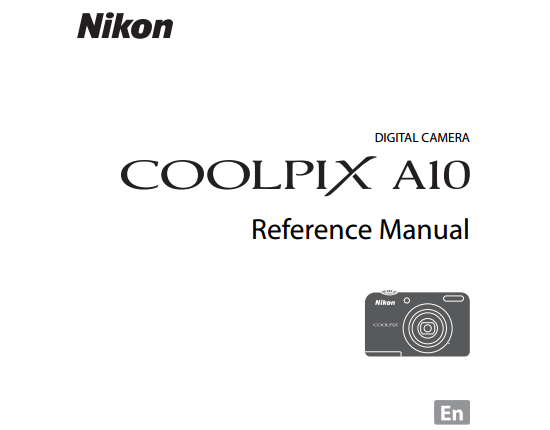 Nikon-coolpix-a10-manual com vazamento de câmeras compactas Nikon Coolpix A10 e A100 em breve Rumores