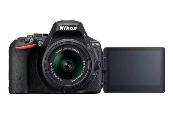 I-Nikon D5500 ngaphambili