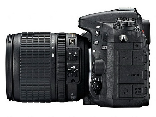 nikon-d7100-side Nikon D7100 становится официальным без фильтра сглаживания Новости и обзоры