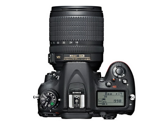 nikon-d7100-top Nikon D7100 blir offisiell uten et anti-aliasing filter Nyheter og anmeldelser