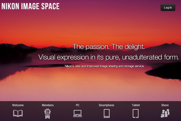 De nieuwe Nikon Image Space-opslagservice vervangt myPicturetown