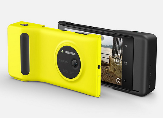 nokia-lumia-1020-camera-grip Nokia Lumia 1020 announced with 41-megapixel camera News and Reviews  