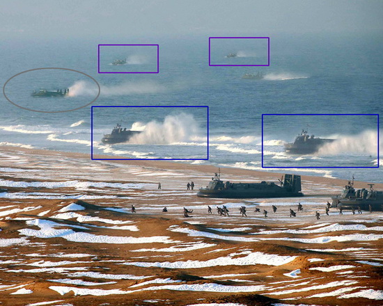 north-korea-photoshop-military North Korea used Photoshop to make its hovercraft fleet bigger Photo Sharing & Inspiration  