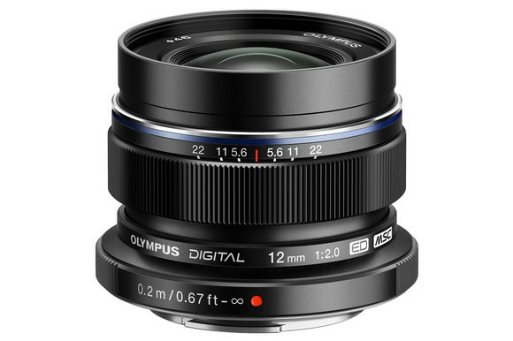 Olympus 12mm f/2 wide-angle lens