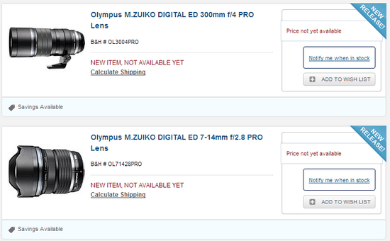 olympus-7-14mm-f2.8-300mm-f4-pro Olympus 7-14mm f/2.8 and 300mm f/4 PRO lenses to ship in 2015 Rumors  