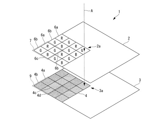 olympus-dual-layer-sensor Olympus patents dual-layer sensor with integrated polarizing filter Rumors  