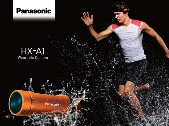 Panasonic-hx-a1-wearable-camera Panasonic HX-A1 מצלמת פעולה שהוצגה בתערוכת NAB 2015 חדשות וביקורות