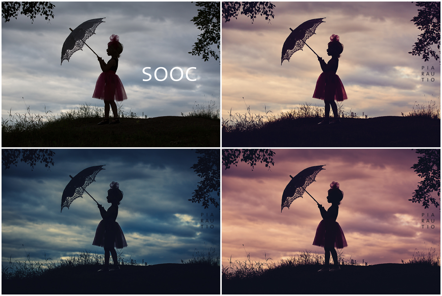 pia_sooc_3edits_parasol Kako urediti super slatke siluetne fotografije Nacrti Lightroom unaprijed postavljene Photoshop akcije