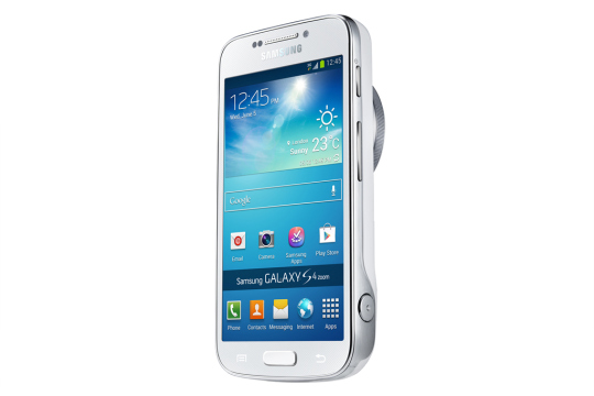 Samsung-Galaxy-S4-зум-камерафон Samsung Galaxy S4 Zoom абвешчаны аб'ектывам з 10-кратным аптычным павелічэннем Навіны і агляды