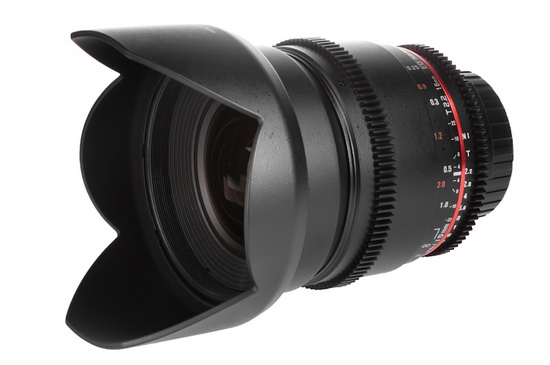 samyang-16mm-t2.2-lens Samyang 16mm T2.2 cinema lens announced for APS-C cameras News and Reviews  