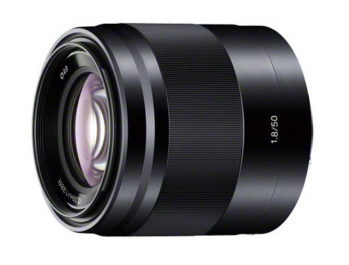 Сони-50мм-f1.8-објектив фотографии од Sony NEX-5T протекоа на Интернет, заедно со три леќи за монтирање Е-гласини
