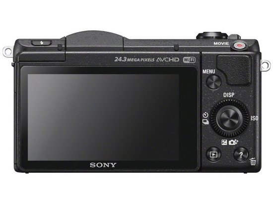 sony-a5100-назад Sony A5100 прадэманстраваны з датчыкам A6000 і сістэмай аўтаматычнай аўдыё. Навіны і агляды