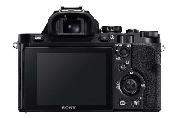 Sony A7 top EVF