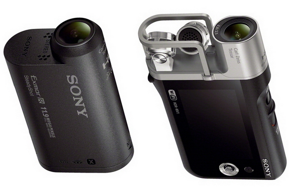 Sony HDR-AS30V en HDR-MV1