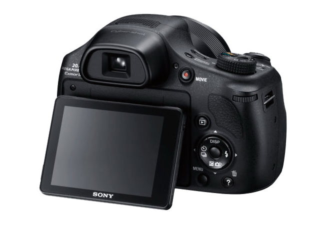 camera pont sony-hx350-gefn Sony HX350 yn dod yn swyddogol gyda Newyddion ac Adolygiadau lens chwyddo optegol 50x