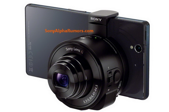 Foto della fotocamera con obiettivo Sony