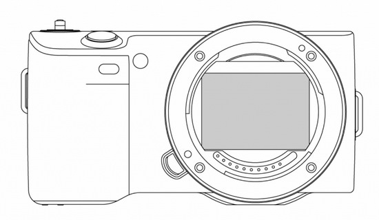 sony-nex-5-like-full-frame Sony NEX-5 風のフルフレームカメラが日本で特許取得の噂