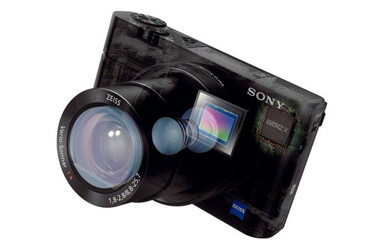 „Sony-rx100-iii“ jutiklis „Fujifilm“ ir „Samsung“ naudoja „Sony RX100 III“ jutiklį. Gandai