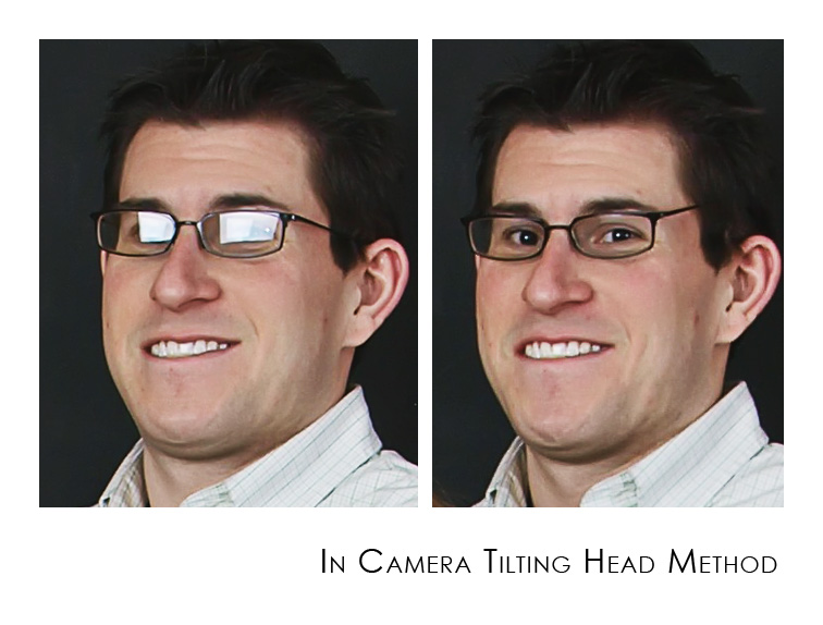 tilt-head 6 Quick Ways to Getting Rid of Glare on Glasses Photography Tips Photoshop Tips  