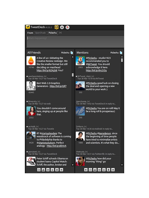 tweetdeck_screengrab1 သင်၏ဓါတ်ပုံပညာစီးပွားရေးလုပ်ငန်းဆိုင်ရာအကြံပြုချက်များ Blog ည့်ဘလော့ဂါများကိုတွစ်တာတွင်မည်သို့မြှင့်တင်ရမည်နည်း
