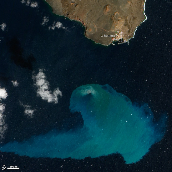 premiera podvodnega vulkana-el-hierra NASA Photo Tournament, zmagovalec podvodnega vulkanskega izbruha Novice in pregledi