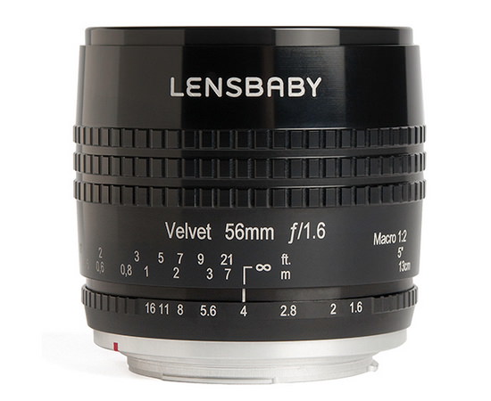 bársony-56mm-f1.6-makro-lencse A Lensbaby bemutatja a Velvet 56mm f / 1.6 makro lencsét Hírek és vélemények